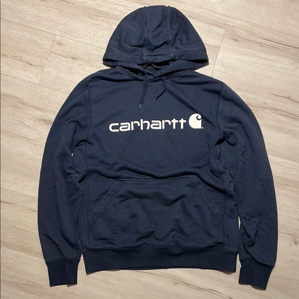 Carhartt Men's Navy Hoodie
